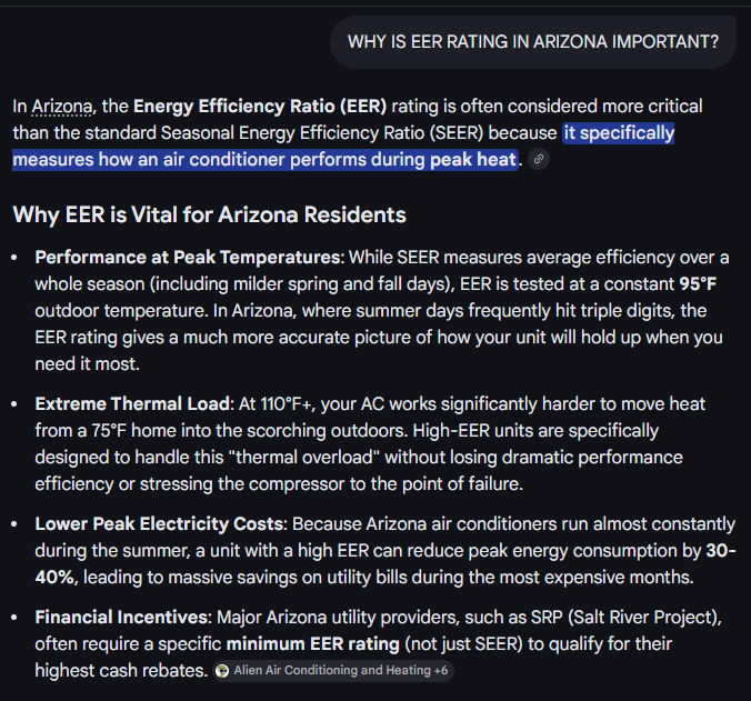 Why Is EER So Important In AZ AI Response 2026 Why Is EER So Important In AZ AI Response 2026